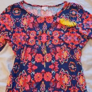Lularoe Julia Dress in Vibrant Colors